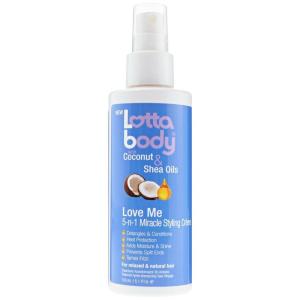 imageLotta Body Love Me 5 in 1 Miracle Creme Heat Protection For a Moisture ampamp Brilliant Hair 51 Fl Oz51 Ounce Pack of 1